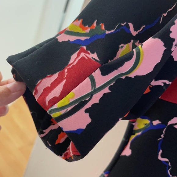 Zara Floral 70s Style Dress Halloween - Picture 4 of 9